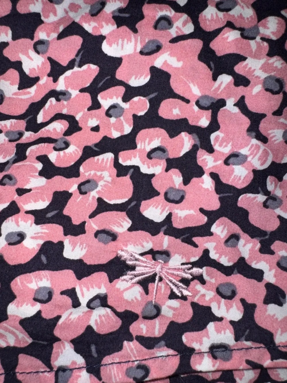 Talbots Women’s Petite Long Sleeve Pink Floral Button-Up Shirt Size 16WP - Picture 10 of 11